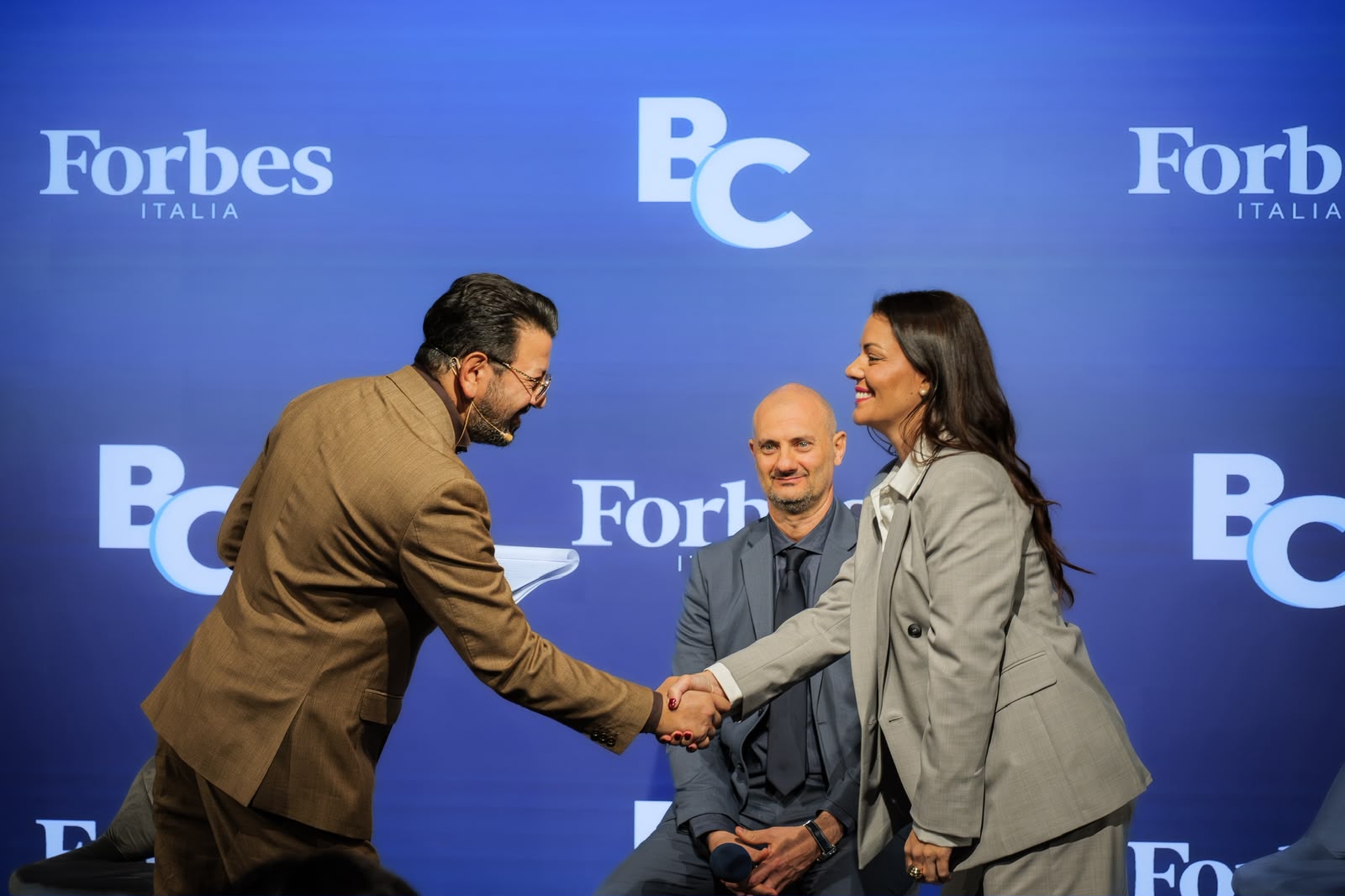 Loriana Bellia a un evento di Forbes Italia